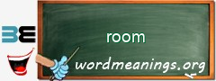 WordMeaning blackboard for room